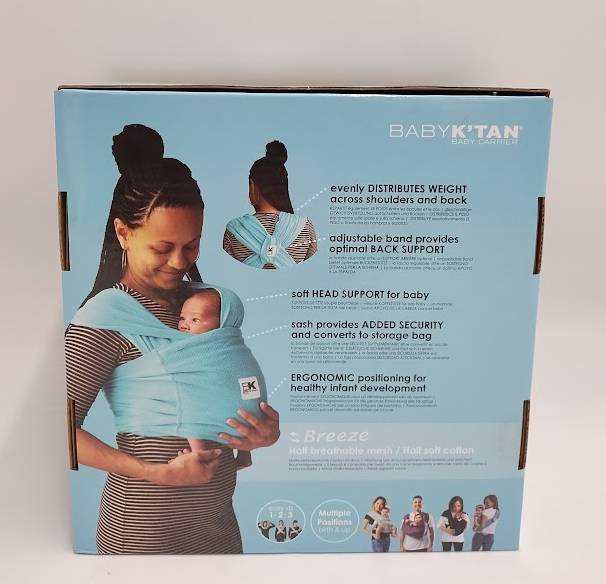 Baby K'tan Breeze Baby Carrier - Black - Extra Small