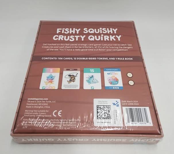 TeeTurtle Fishy Squishy Crusty Quirky Card Game