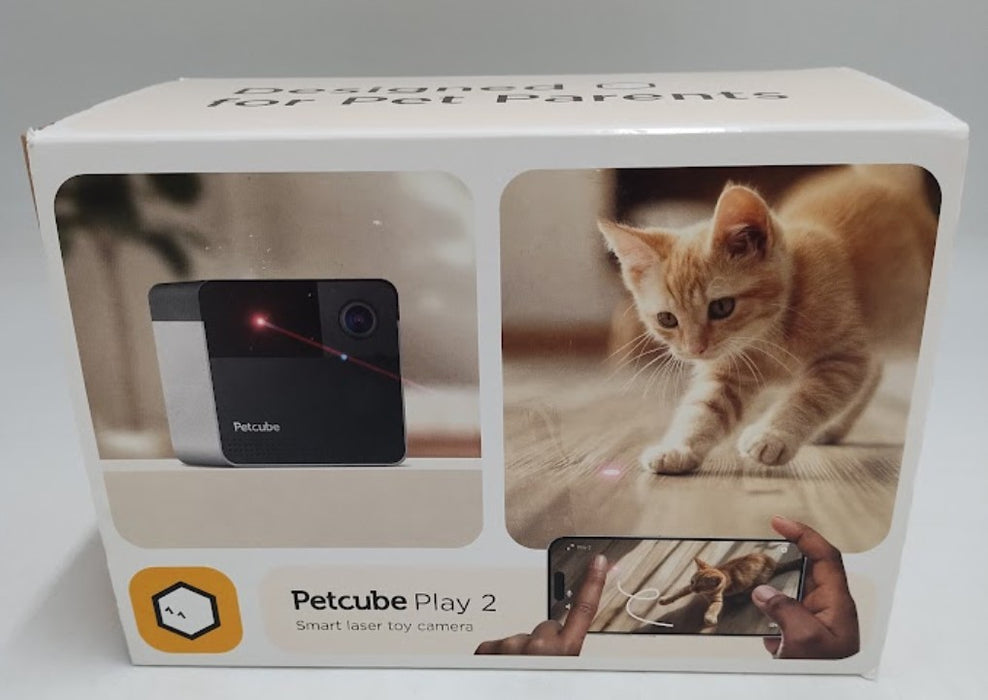 Petcube Play 2 Wi-Fi Pet Camera with Laser Toy for Cats & Dogs: SEE DETAILS