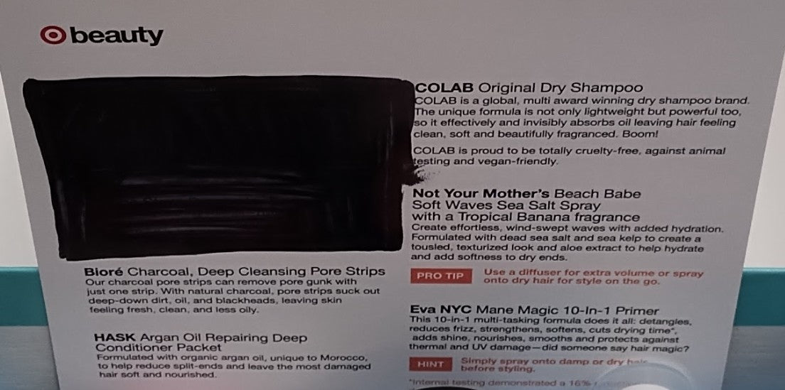 Target Beauty Box “Summer Hair and Skin” - SET OF 5 SAMPLERS!!!