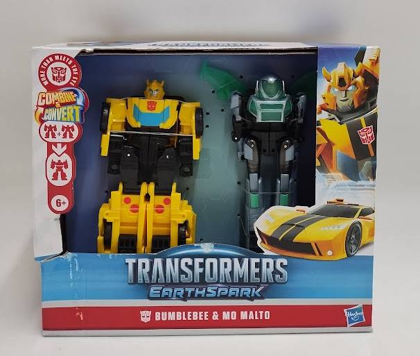 Transformers EarthSpark Bumblebee and Mo Malto Cyber-Combiner SEE DETAILS