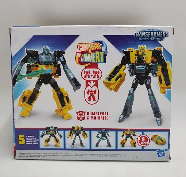 Transformers EarthSpark Bumblebee and Mo Malto Cyber-Combiner SEE DETAILS