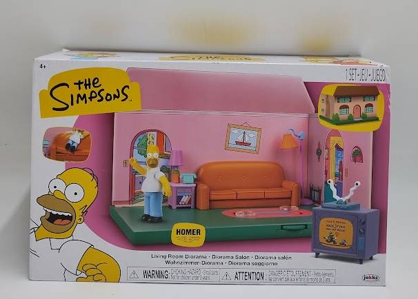 The Simpsons Living Room Diorama Playset SEE DETAILS