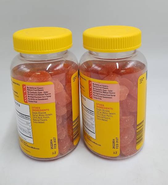 2 PACK!! Nature Made Vitamin C 250mg for Immune Support - Tangerine EXP 02/2027