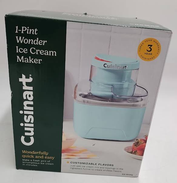 Cuisinart 1 Pint Wonder Ice Cream Maker Cool Aqua