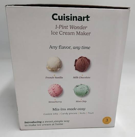 Cuisinart 1 Pint Wonder Ice Cream Maker Cool Aqua