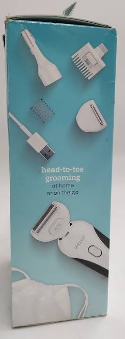 Conair Girlbomb Wet and Dry Cordless Rechargeable Foil Body Shaver with Facial,Eyebrow and Bikini Trimmer Attachments Set - 5pc.SEE DETAILS.
