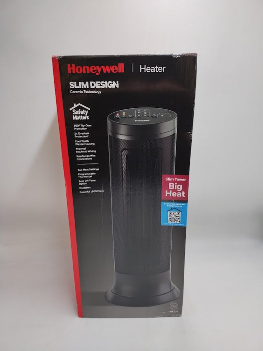 Slim Ceramic Tower Black - Honeywell SEE DETAILS (LOCAL PICKUP ONLY)