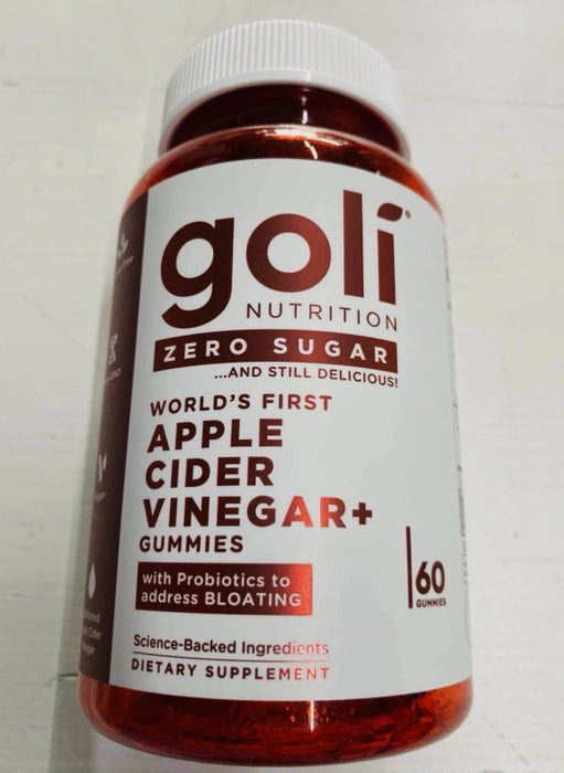 Goli Nutrition Apple Cider Vinegar  Gummies - 60ct EXP: 02/2027