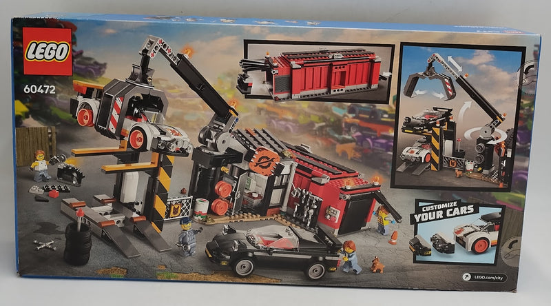 LEGO City Scrapyard with Cars Building Toy for Pretend Play 60472 - SEE DETAILS