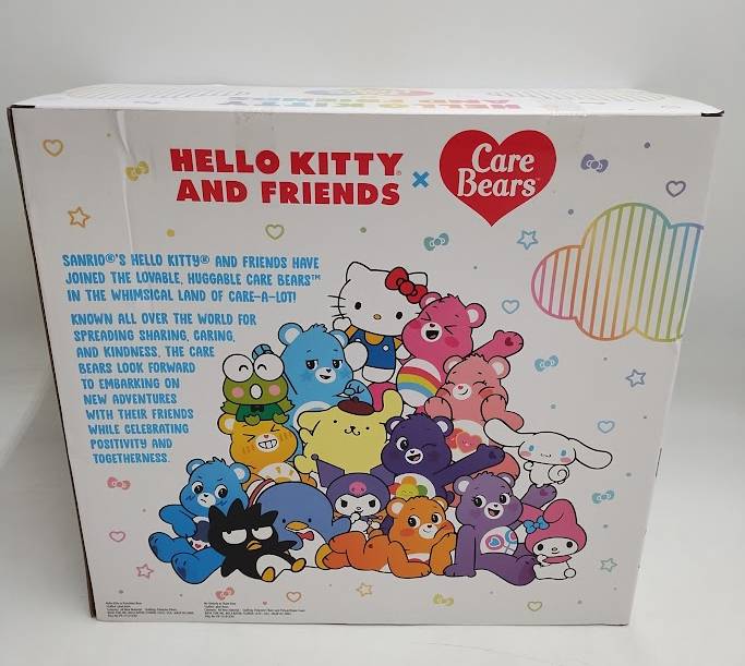 Care Bears x Hello Kitty - Hello Kitty as Funshine Bear, My Melody as Share Bear