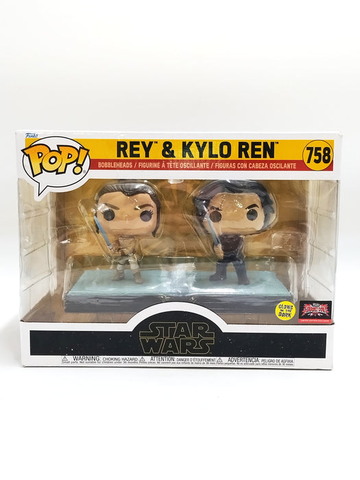Funko POP! Moments: Star Wars Kylo Ren and Rey Figures *SEE DETAILS*