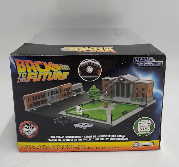 Jada Back to the Future Clock Tower Nanoscene Vehicle Playset SEE DETAILS