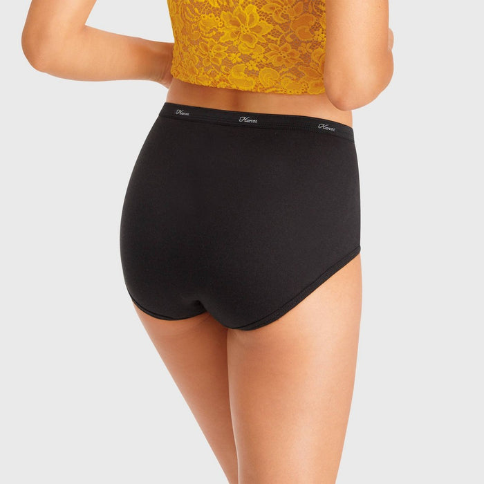 Hanes Women's Core Cotton Briefs Underwear 6pk - 8