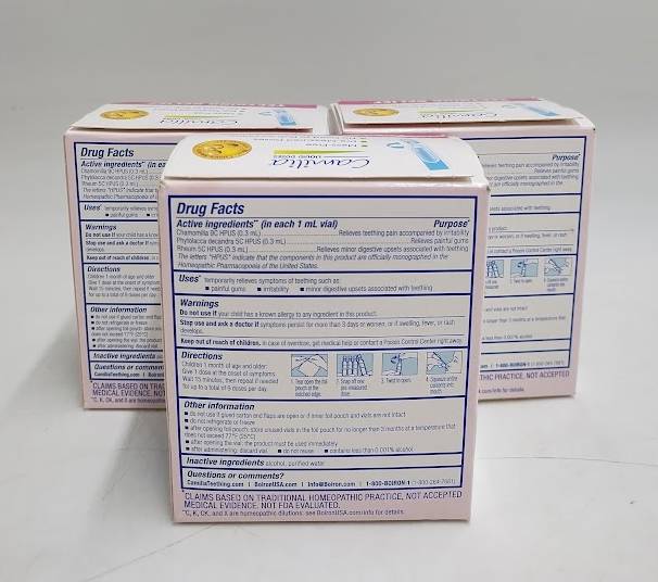 3 PACK!! Camilia Boiron Teething Treatment EXP 10/2028