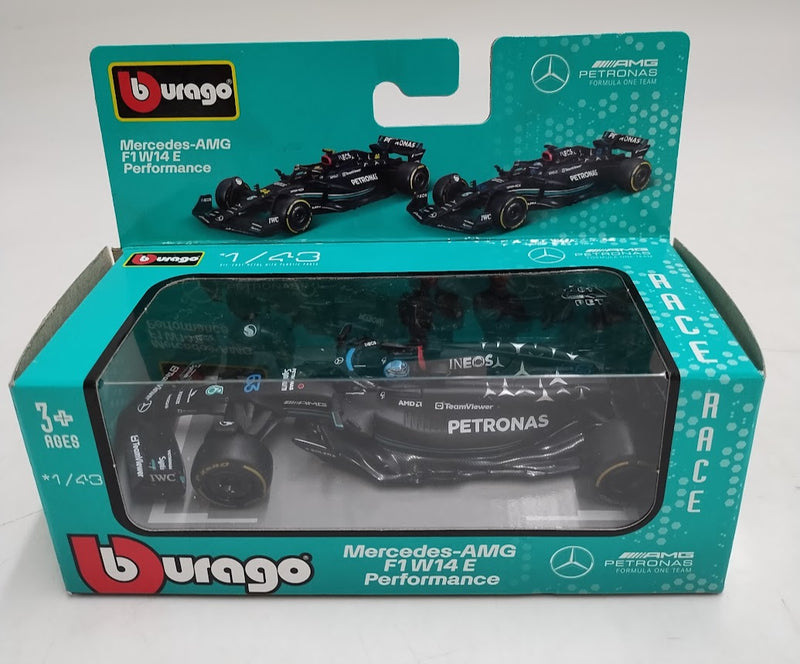 Maisto Formula Racing Diecast Vehicle 1:43 MERCEDES AMG F1 W14E SEE DETAILS