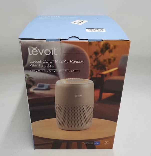 Levoit Core Mini Air Purifier with Night Light - Sand