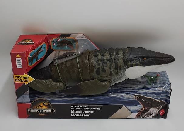 Jurassic World Rebirth Bite N Blast Mosasaurus and Dilophosaurus SEE DETAILS