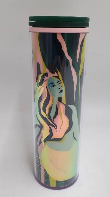 Starbucks 2024 Dichroic Mermaid Plastic Tumbler, 16 oz READ DESCRIPTION