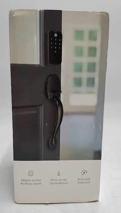 Master Lock Yale Electronic Keypad Deadbolt in Black Suede Finish