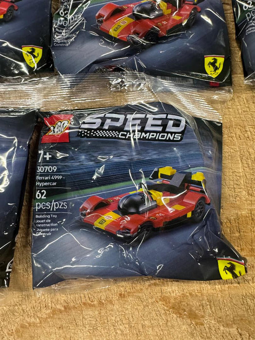 LOT OF 5!!! LEGO Speed Champions Ferrari 499P - Hypercar 30709