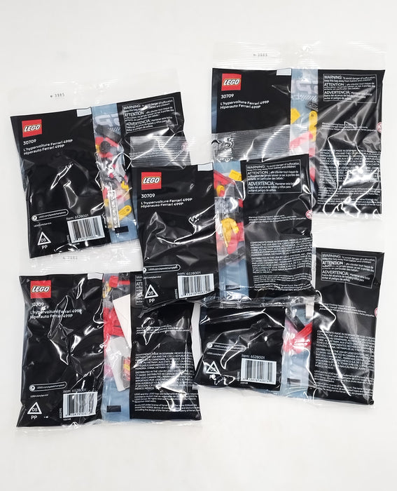 LOT OF 5!!! LEGO Speed Champions Ferrari 499P - Hypercar 30709