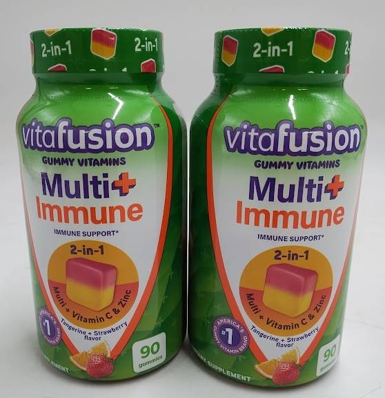 2 PACK!!! Vitafusion Multi+Immune Gummies - 90ct.EXP: 02/26+