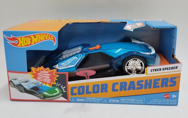 Hot Wheels Color Crashers Cyber Speeder Motorized Toy Vehicle SEE DETAILS
