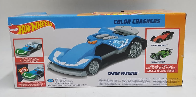 Hot Wheels Color Crashers Cyber Speeder Motorized Toy Vehicle SEE DETAILS