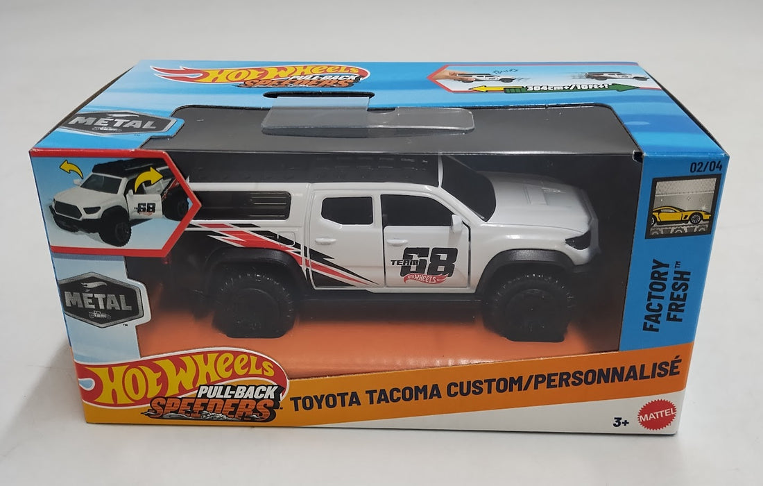Hot Wheels Pull-Back Speeders Diecast TOYOTA TACOMA CUSTOM