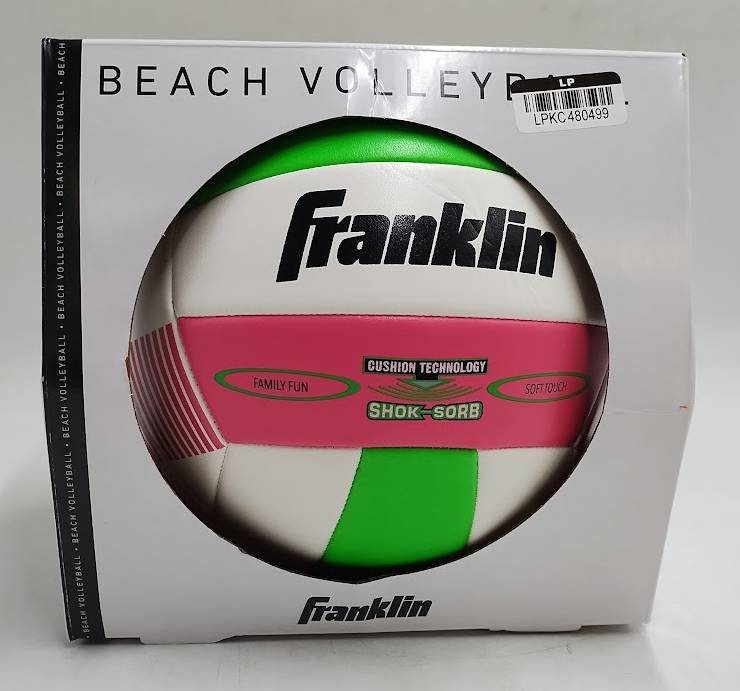 Franklin Sports Super Soft Spike Volleyball - Lime/Pink
