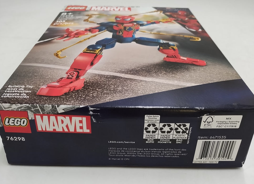 LEGO Marvel Iron Spider-Man Construction Figure Marvel Toy 76298 SEE DETAILS