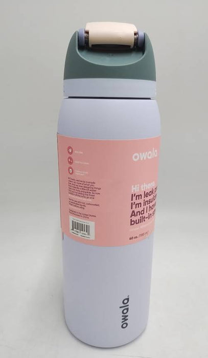 Owala 40oz FreeSip Stainless Steel Water Bottle - Periwinkle Twinkle READ DESCRIPTION