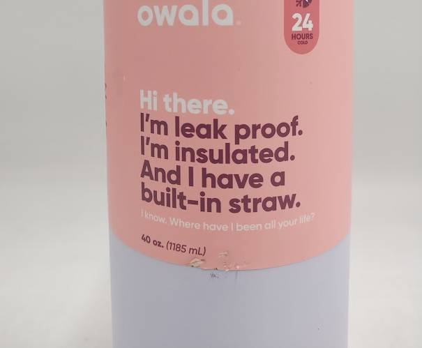 Owala 40oz FreeSip Stainless Steel Water Bottle - Periwinkle Twinkle READ DESCRIPTION
