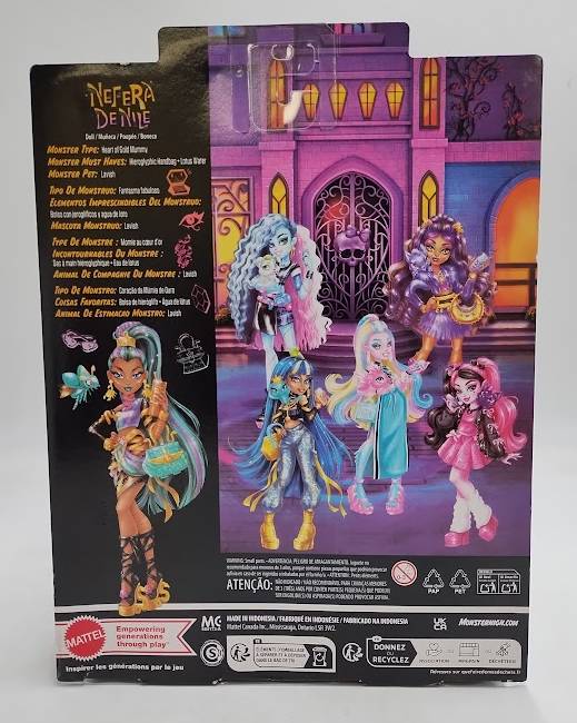 Monster High Nefera De Nile Doll with Pet Scarab Lavish