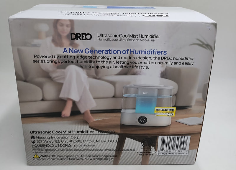Dreo 1gal Cool Mist Smart Ultrasonic Humidifier for Room