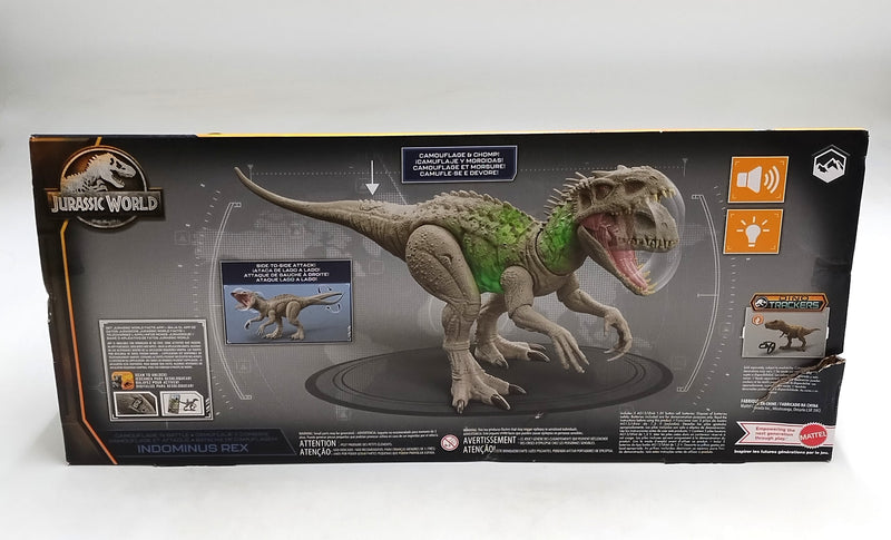Jurassic World Dino Trackers Camouflage Battle Indominus Rex Figure SEE DETAILS