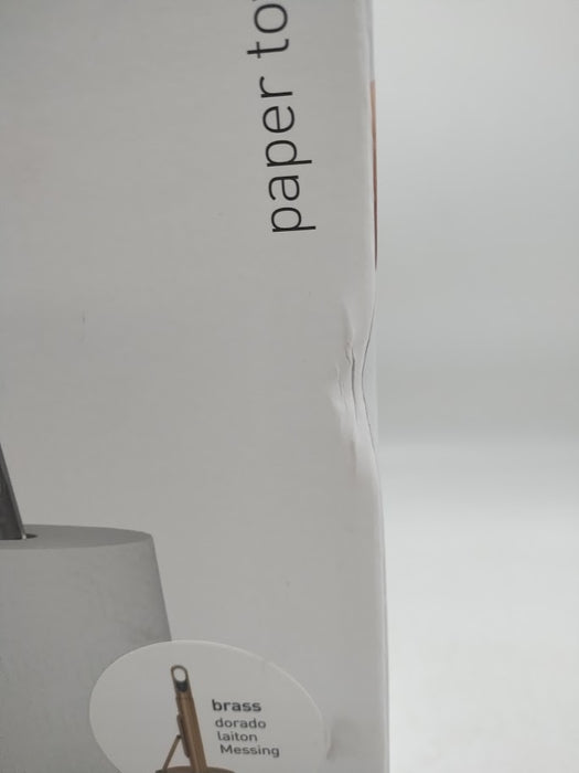 simplehuman Standing Paper Towel Holder with Spray Pump, Brass Steel SEE DETAILS