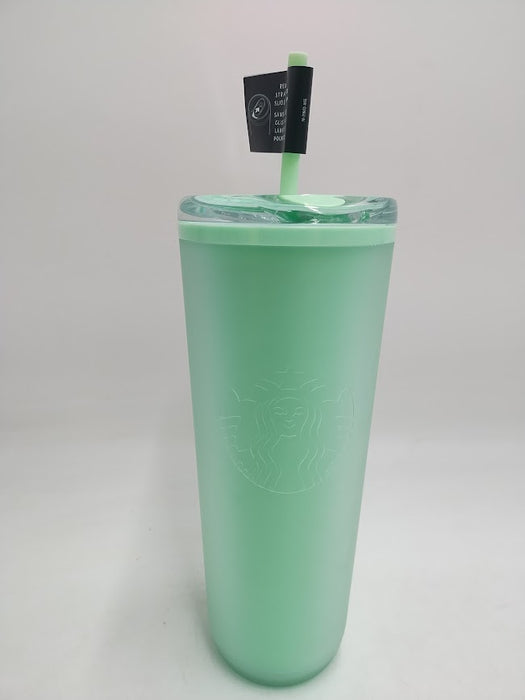 Starbucks Summer 2025 Seafoam Mint Green Soft Touch Hot/Cold 24 Oz Tumbler