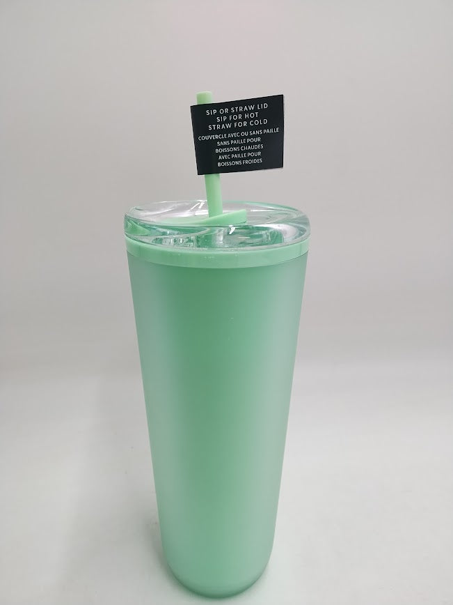 Starbucks Summer 2025 Seafoam Mint Green Soft Touch Hot/Cold 24 Oz Tumbler