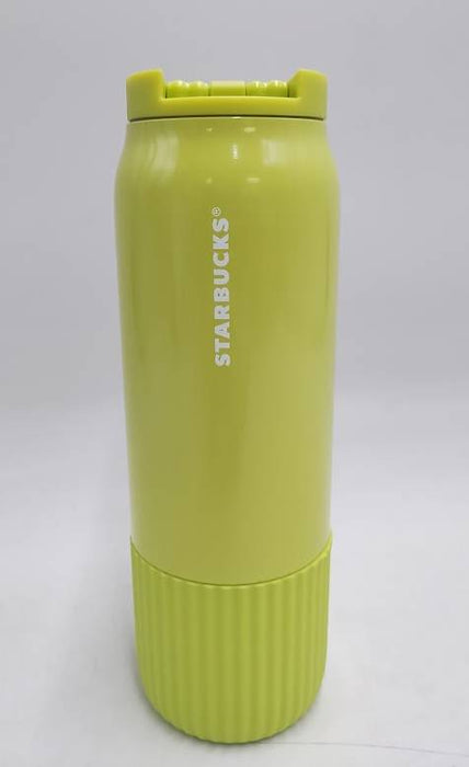 Starbucks Summer 2025 NWT Neon Yellow Vacuum Insulated Tumbler 20oz