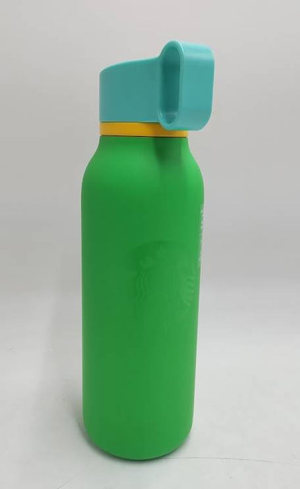 Starbucks Steel Green Water Bottle Twist Sip Vacuum Insulated 32 Oz Tumbler