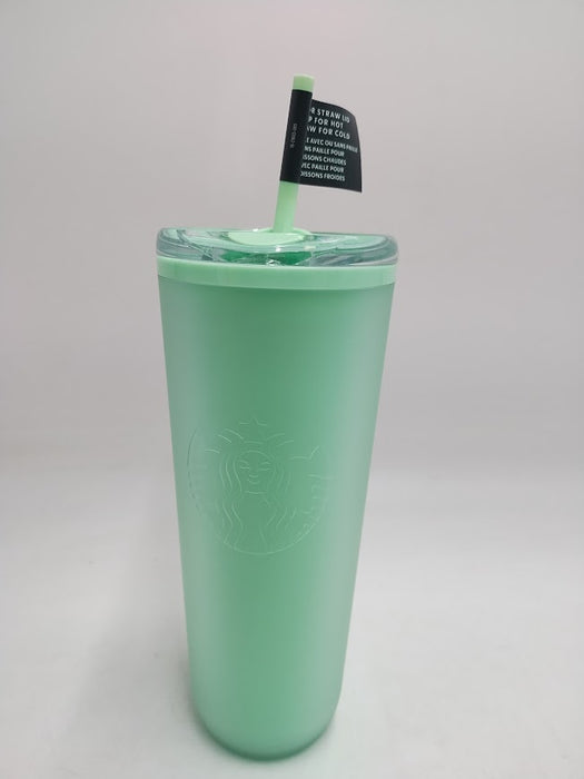 Starbucks Summer 2025 Seafoam Mint Green Soft Touch 24 Oz - READ DESCRIPTION