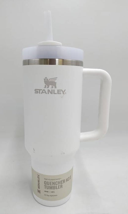 Stanley 40 oz Stainless Steel H2.0 Quencher Tumbler Frost READ DESCRIPTION