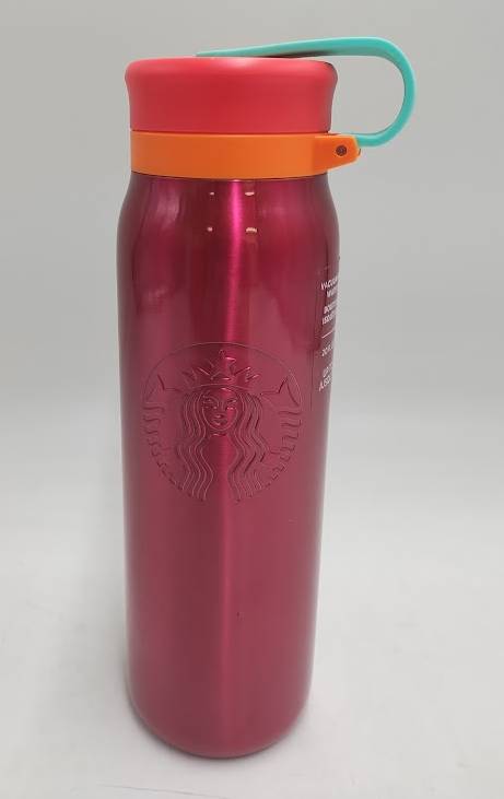 Starbucks 2025 Metallic Red Vacuum Insulated Bottle Stainless Steel 20oz