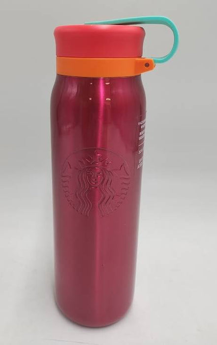 Starbucks 2025 Metallic Red Vacuum Insulated Bottle Stainless Steel 20oz