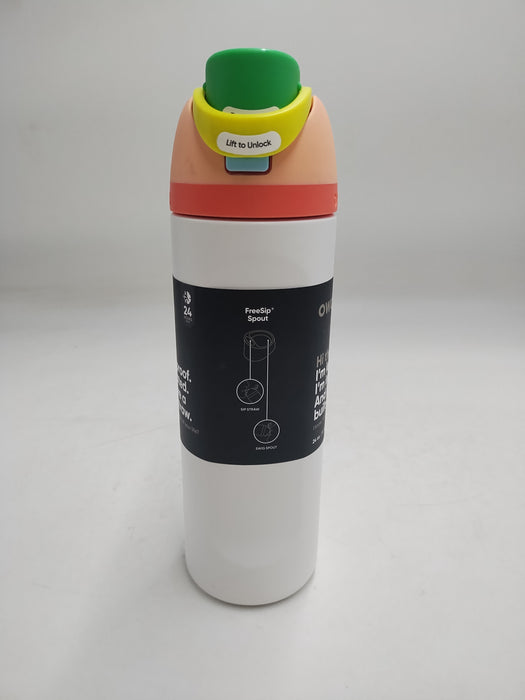 Owala FreeSip 24oz Stainless Steel Water Bottle - Sleek READ DESCRIPTION