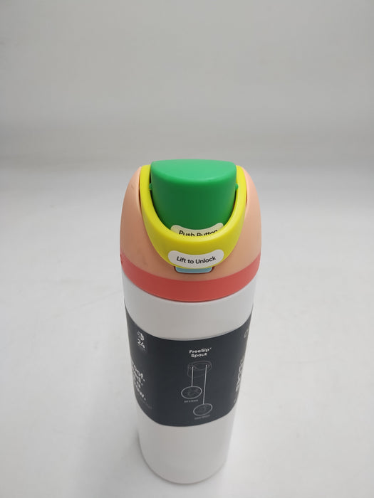 Owala FreeSip 24oz Stainless Steel Water Bottle - Sleek READ DESCRIPTION
