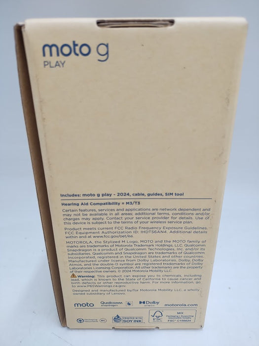 Motorola Moto G Play 2024 64GB Unlocked 6.5" 50MP SEE DETAILS