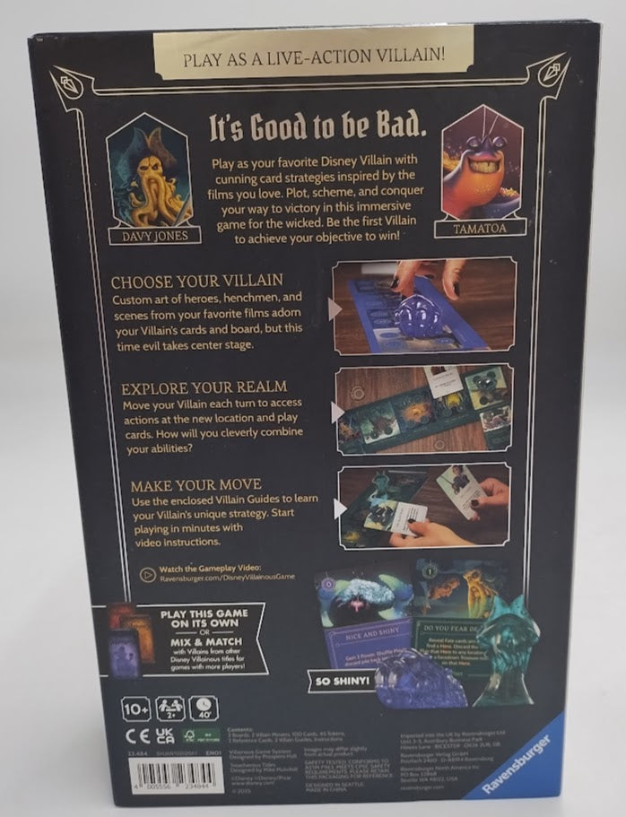 Ravensburger Disney Villainous: Treacherous Tides Board Game